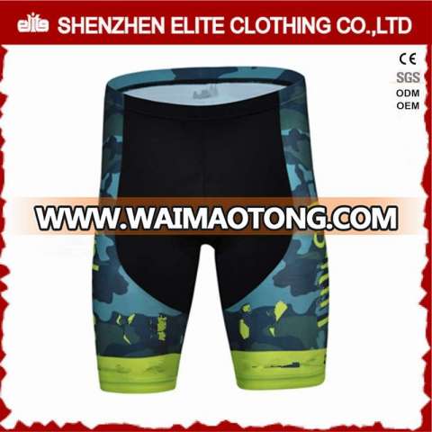 Latest Design Good Quality Sublimated Printing Cycling Pants Green (ELTCSI-23)