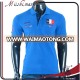 2016 latest design 100% cotton embroidery polo collar shirt for men