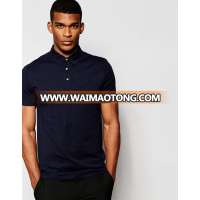 Men 100%Cotton Embroidered Sports Polo Shirt (XY16005)